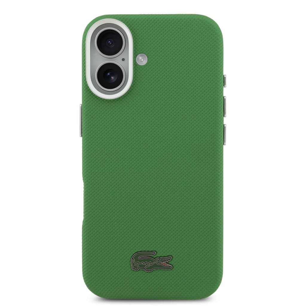 Zadní kryt Lacoste Iconic Petit Pique Metal Logo MagSafe pro iPhone 17 Green - náhled 3