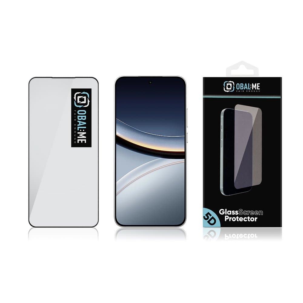 Tvrzené sklo OBAL:ME 5D pro Xiaomi Poco F7 Black - náhled 3