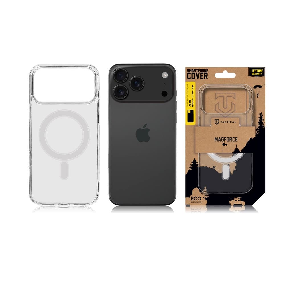 Zadní kryt Tactical Magproce pro Apple iPhone 17 Pro Max Transparent - náhled 3