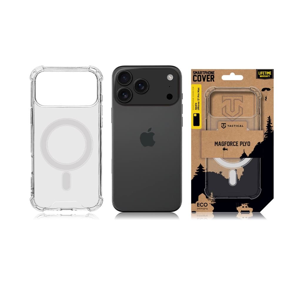 Zadní kryt Tactical Magproce Plyo pro Apple iPhone 17 Pro Max Transparent - náhled 3