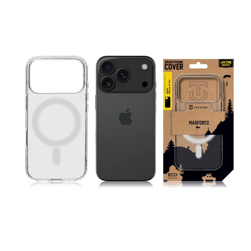 Zadní kryt Tactical Magproce pro Apple iPhone 17 Pro Transparent - náhled 3