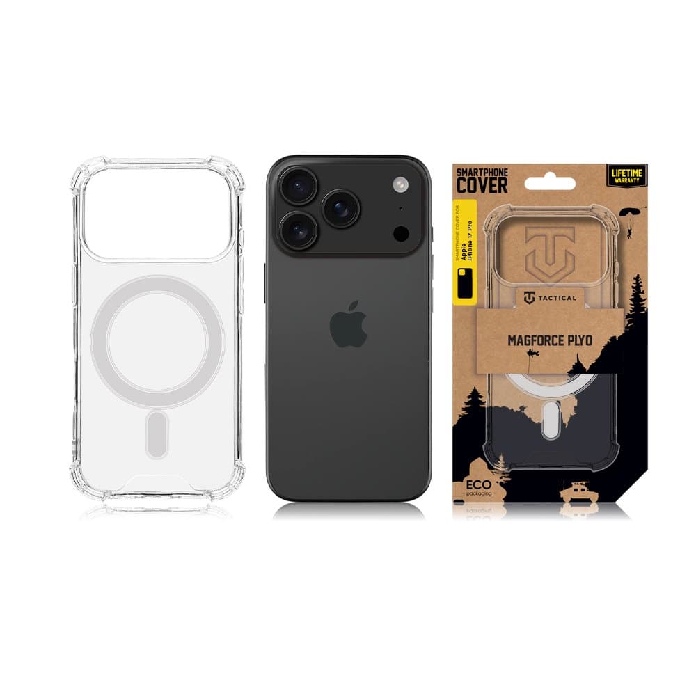 Zadní kryt Tactical Magproce Plyo pro Apple iPhone 17 Pro Transparent - náhled 3