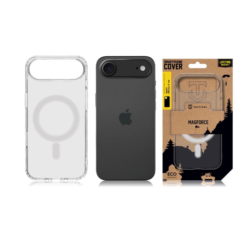 Zadní kryt Tactical Magproce pro Apple iPhone 17 Air Transparent - náhled 3