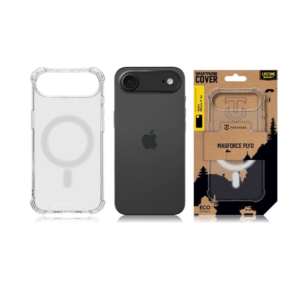 Zadní kryt Tactical Magproce Plyo pro Apple iPhone 17 Air Transparent - náhled 3