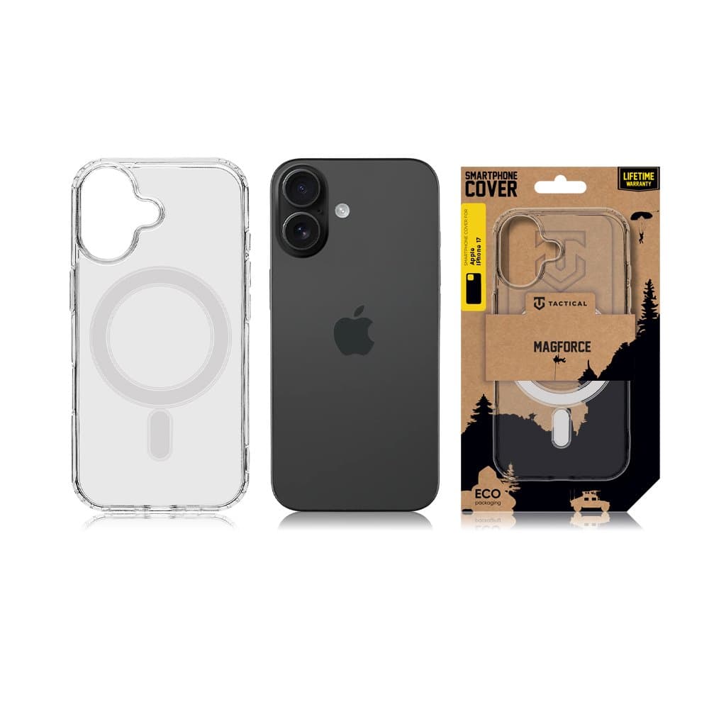 Zadní kryt Tactical Magproce pro Apple iPhone 17 Transparent - náhled 3