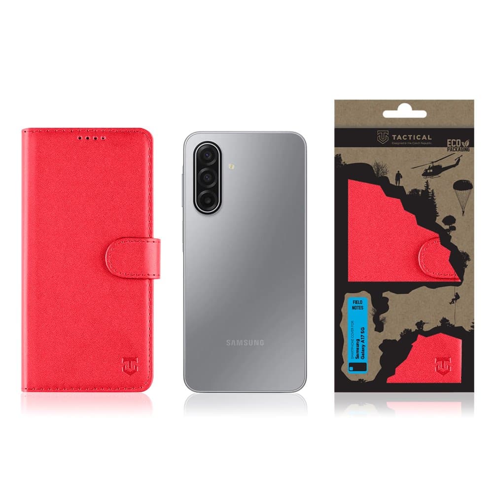 Knížkové pouzdro Tactical Field Notes pro Samsung Galaxy A17 5G Red - náhled 3