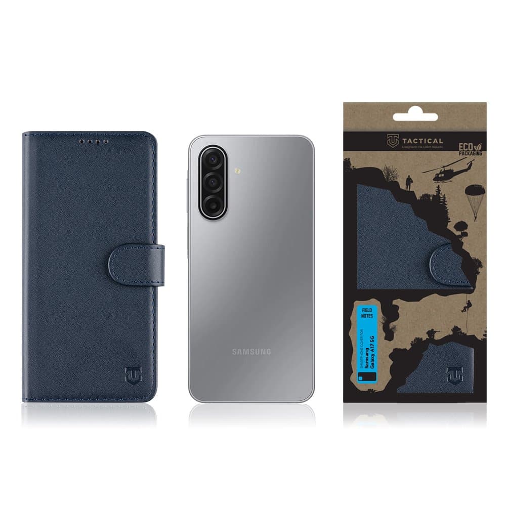 Knížkové pouzdro Tactical Field Notes pro Samsung Galaxy A17 5G Blue - náhled 3
