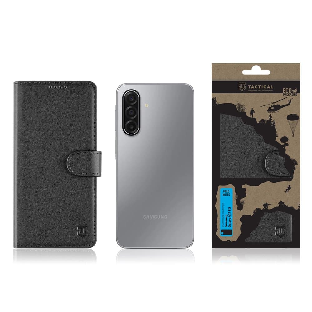 Knížkové pouzdro Tactical Field Notes Samsung Galaxy A17 5G Black - náhled 3