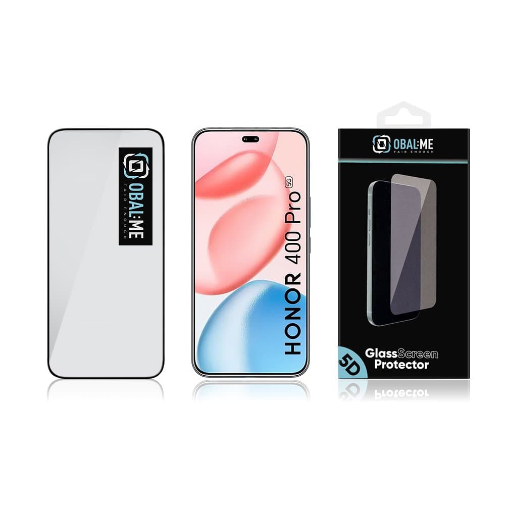 Tvrzené sklo OBAL:ME 5D pro Honor 400 Pro Black - náhled 3