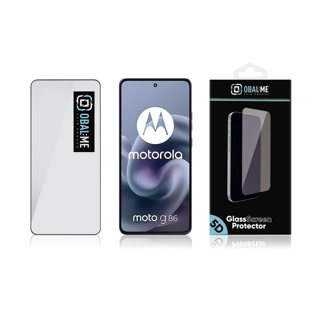 Tvrzené sklo OBAL:ME 5D pro Motorola G86-G86 Power Black - náhled 3