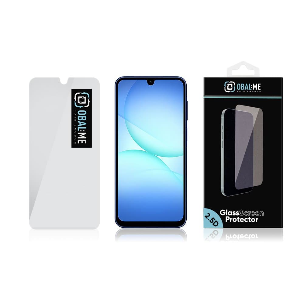 Tvrzené sklo OBAL:ME 2.5D pro Samsung Galaxy A17 4G-5G Clear - náhled 3