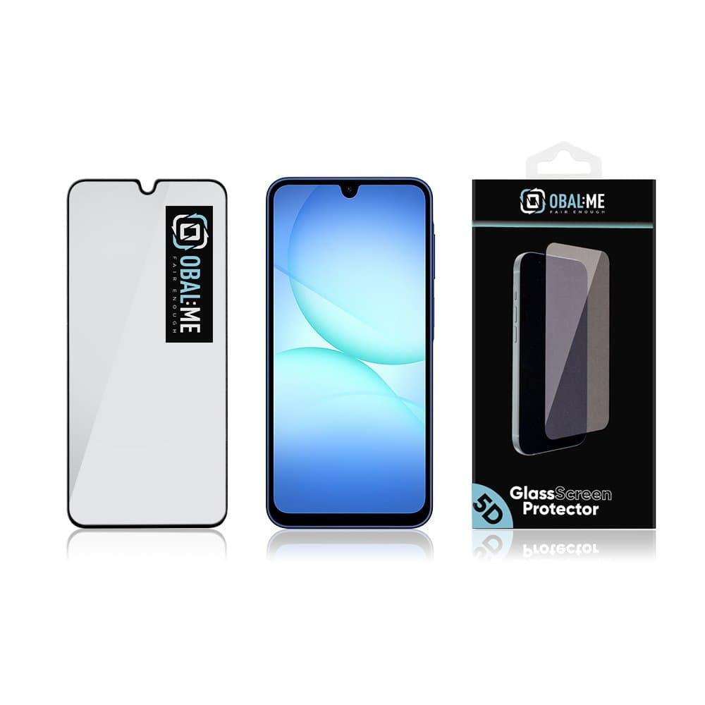 Tvrzené sklo OBAL:ME 5D pro Samsung Galaxy A17 4G-5G Black - náhled 3
