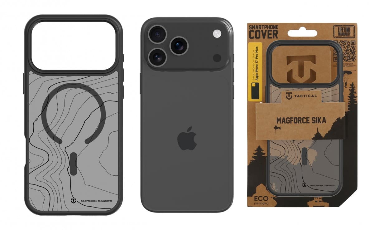 Zadní kryt Tactical MagForce Hyperstealth Sika pro iPhone 17 Pro Max Asphalt - náhled 3