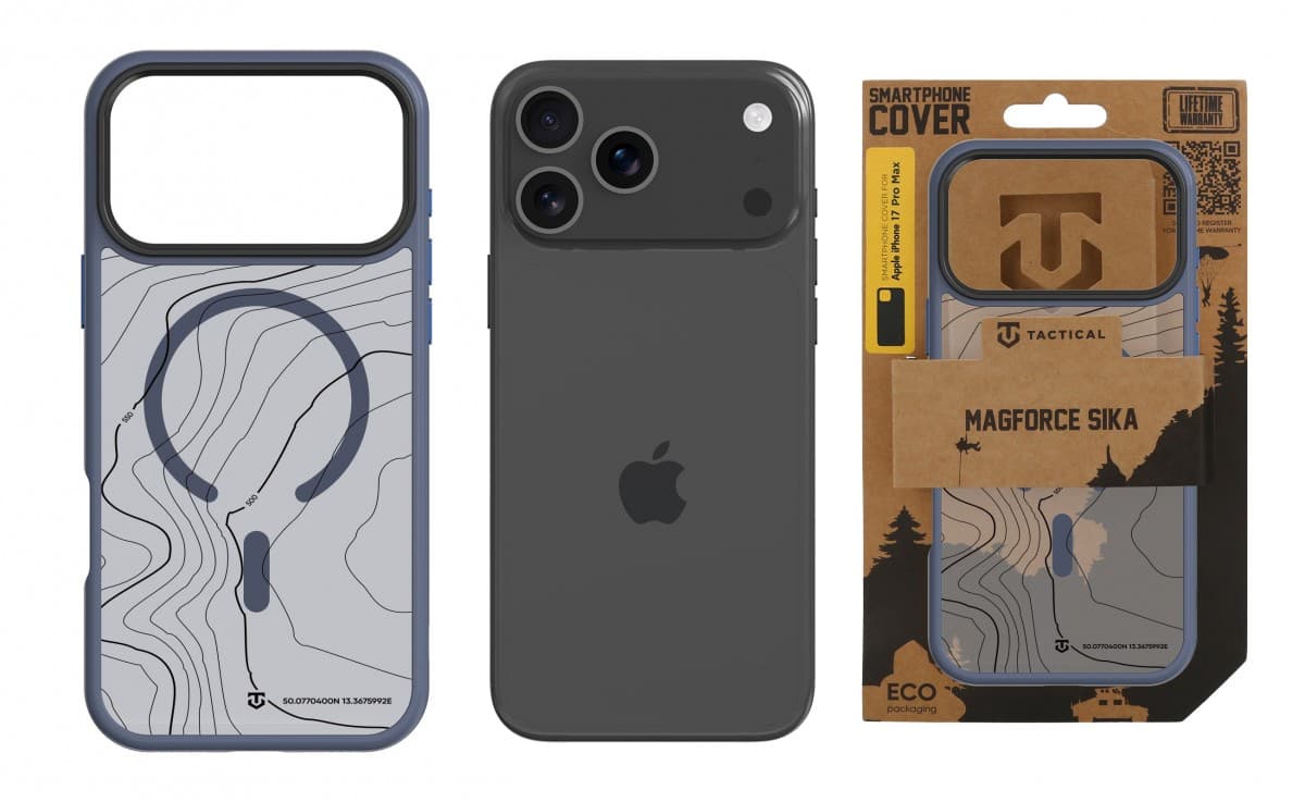 Zadní kryt Tactical MagForce Hyperstealth Sika pro iPhone 17 Pro Max Deep Blue - náhled 3