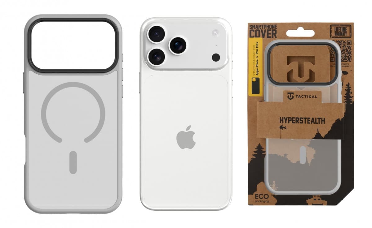 Zadní kryt Tactical MagForce Hyperstealth pro iPhone 17 Pro Max Light Grey - náhled 3