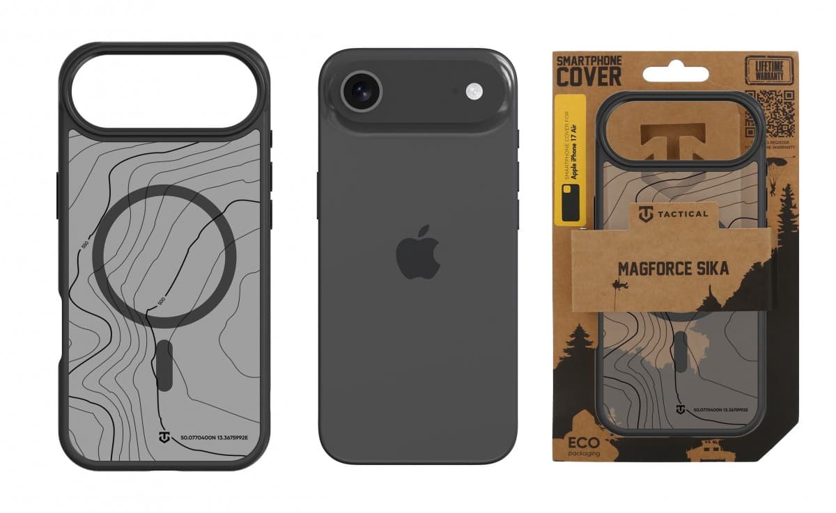 Zadní kryt Tactical MagForce Hyperstealth Sika pro iPhone 17 Air Asphalt - náhled 3