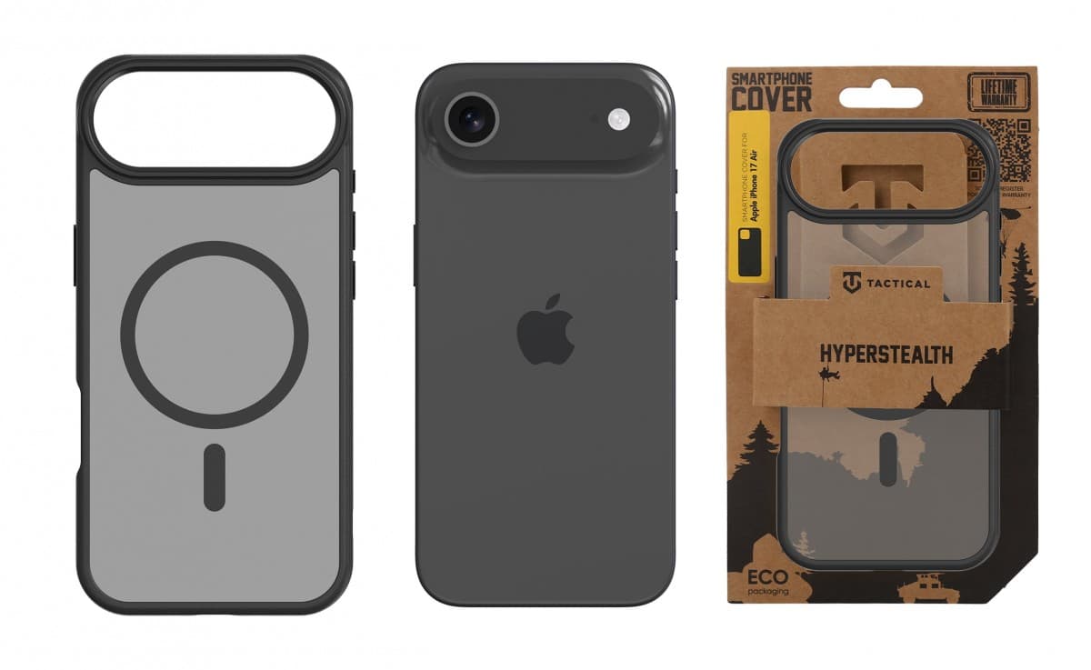 Zadní kryt Tactical MagForce Hyperstealth pro iPhone 17 Air Asphalt - náhled 3