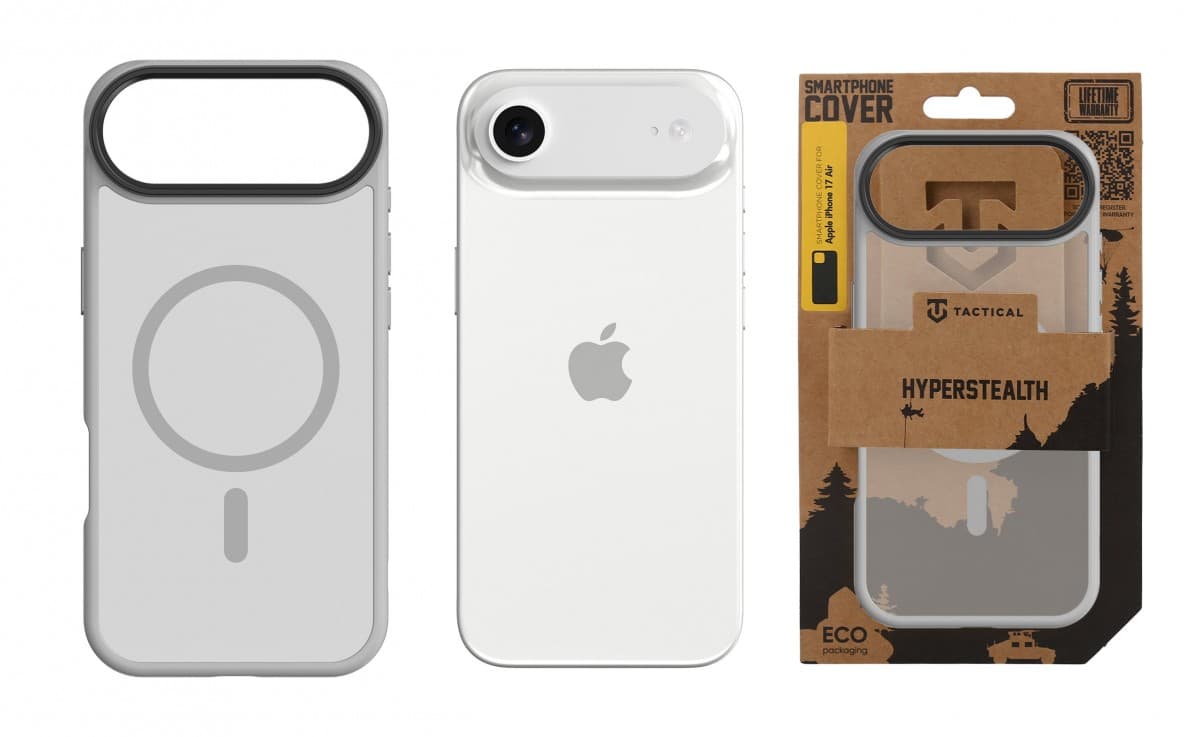Zadní kryt Tactical MagForce Hyperstealth pro iPhone 17 Air Light Grey - náhled 3