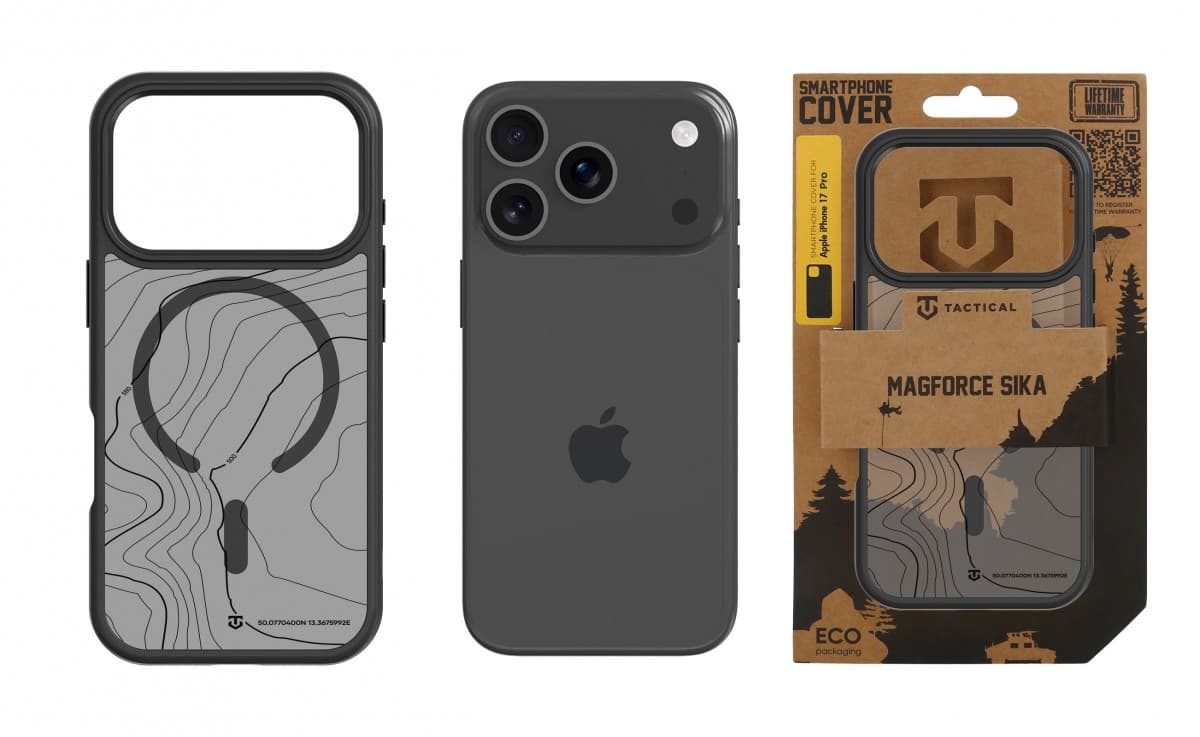 Zadní kryt Tactical MagForce Hyperstealth Sika pro iPhone 17 Pro Asphalt - náhled 3