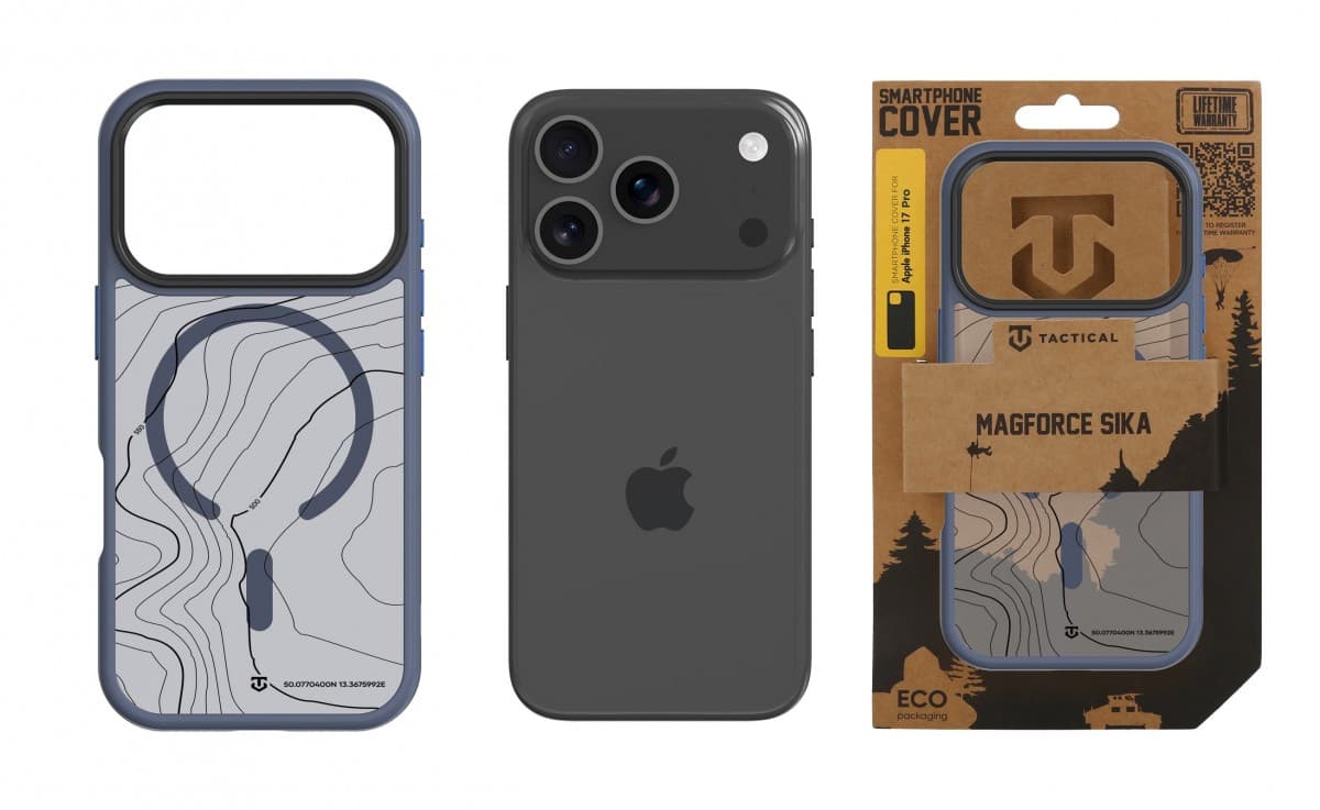 Zadní kryt Tactical MagForce Hyperstealth Sika pro iPhone 17 Pro Deep Blue - náhled 3