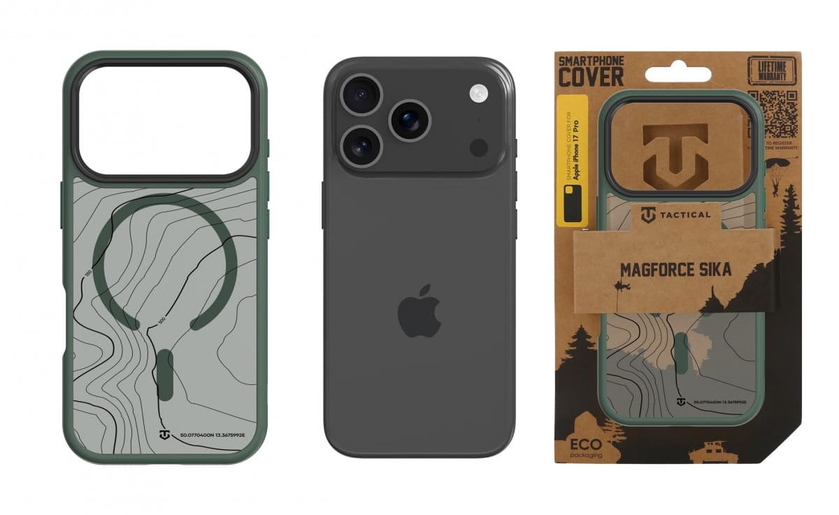 Zadní kryt Tactical MagForce Hyperstealth Sika pro iPhone 17 Pro Forest Green - náhled 3