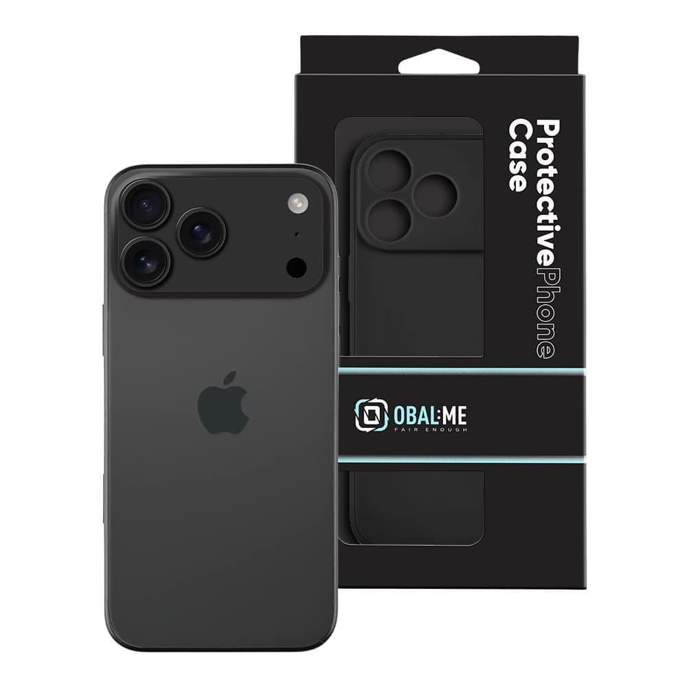 Zadní kryt OBAL:ME Matte TPU pro Apple iPhone 17 Pro Max Black - náhled 3