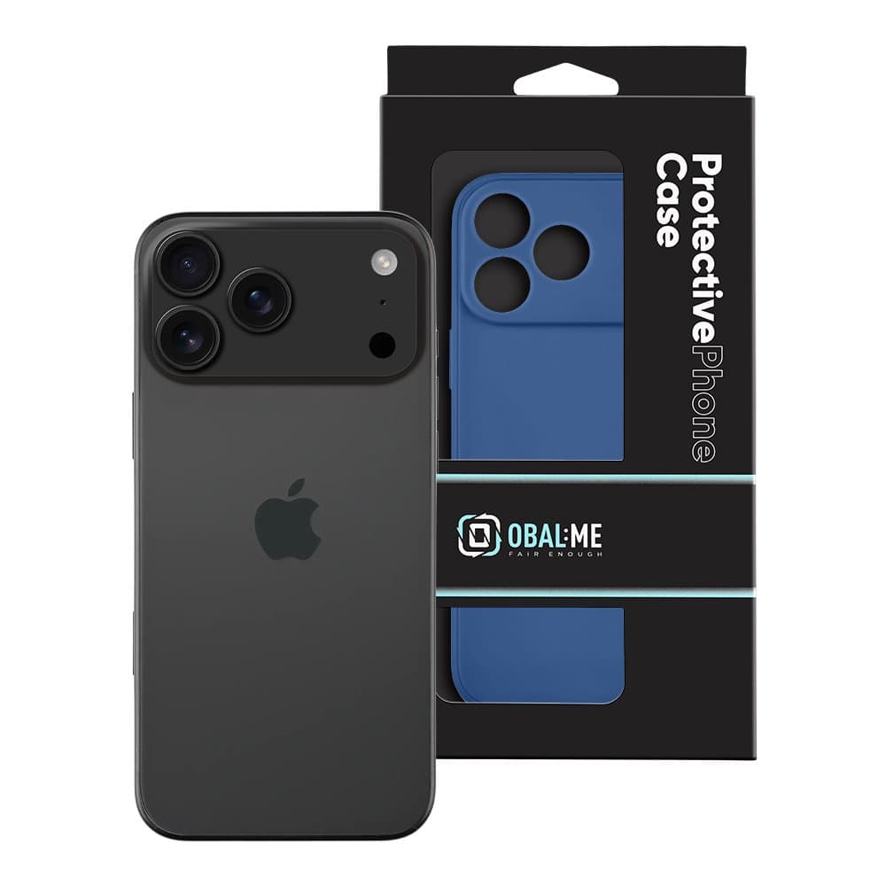 Zadní kryt OBAL:ME Matte TPU pro Apple iPhone 17 Pro Max Dark Blue - náhled 3