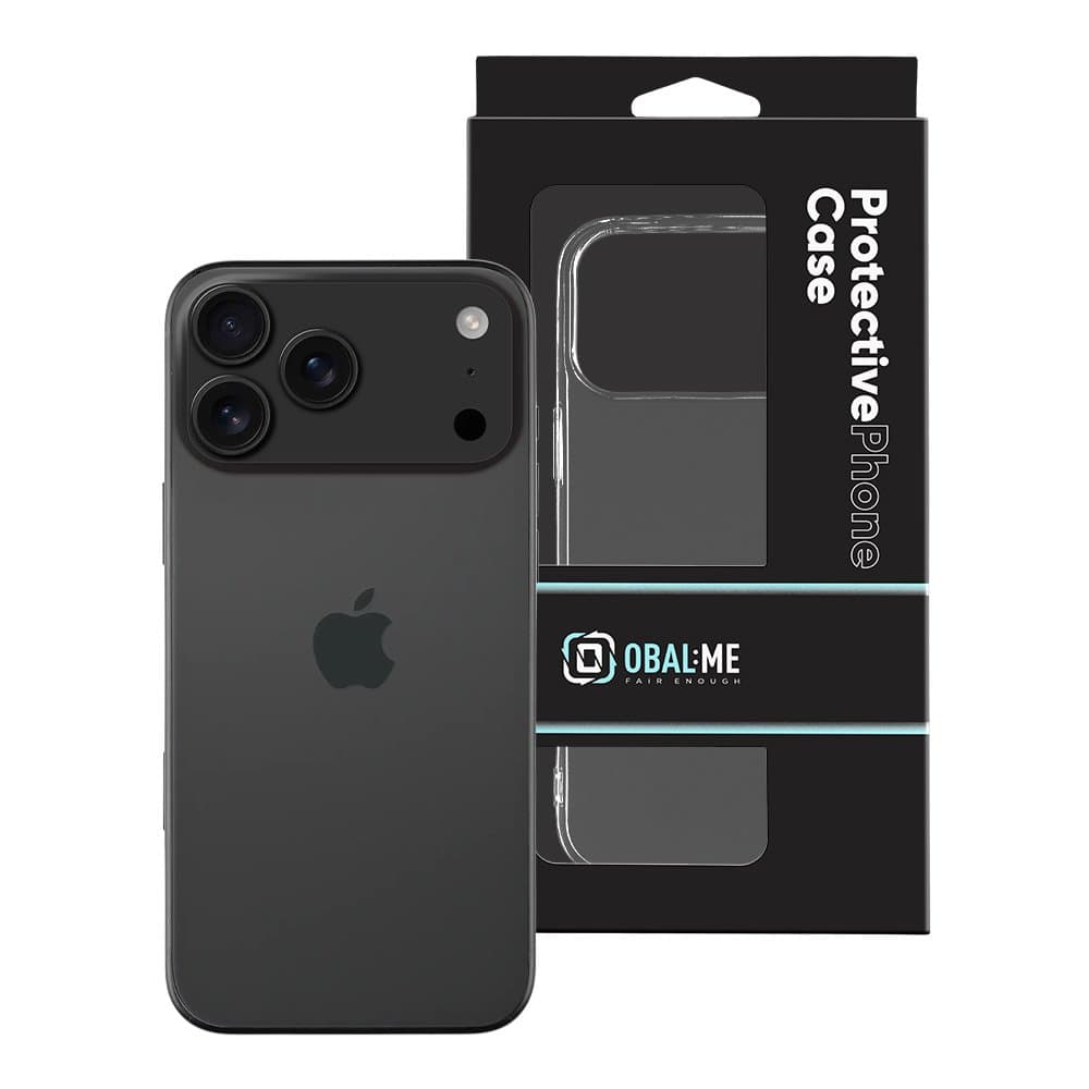 Zadní kryt OBAL:ME TPU pro Apple iPhone 17 Pro Max Transparent - náhled 3