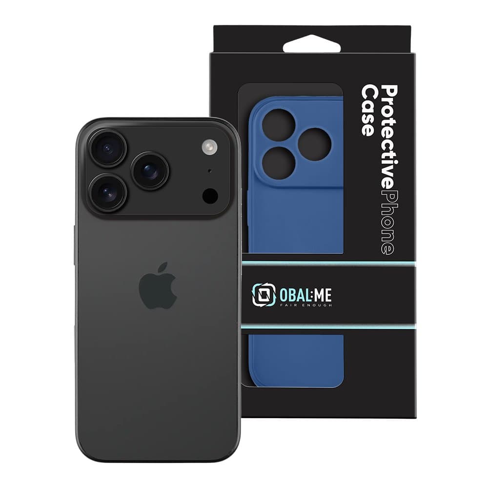 Zadní kryt OBAL:ME Matte TPU pro Apple iPhone 17 Pro Dark Blue - náhled 3