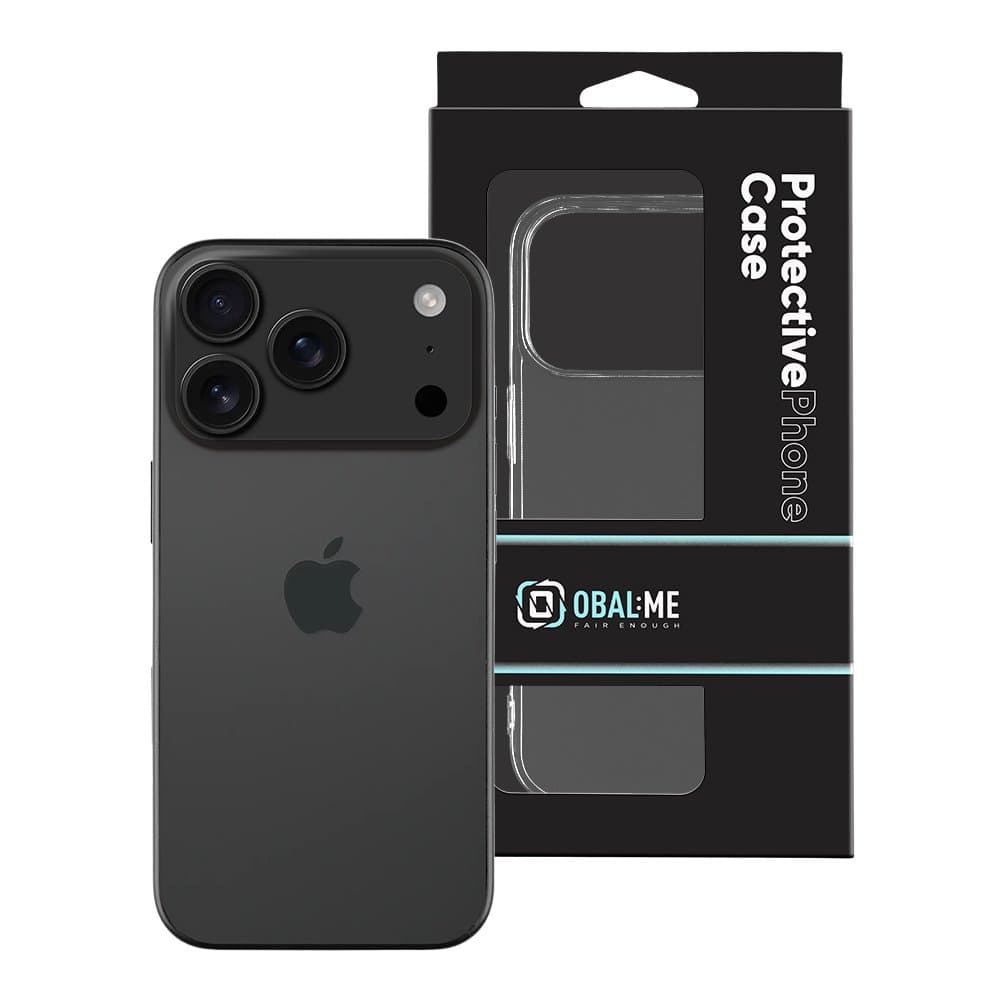 Zadní kryt OBAL:ME TPU pro Apple iPhone 17 Pro Transparent - náhled 3