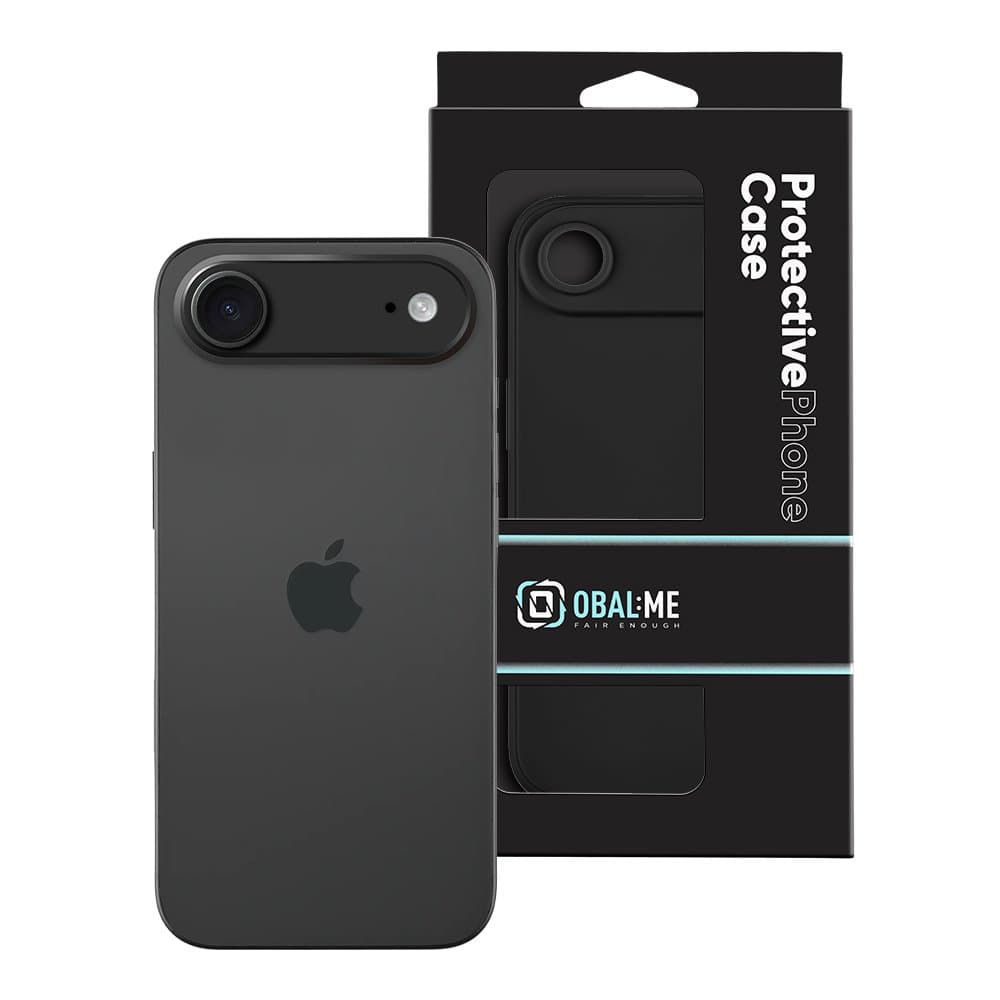 Zadní kryt OBAL:ME Matte TPU pro Apple iPhone 17 Air Black - náhled 3