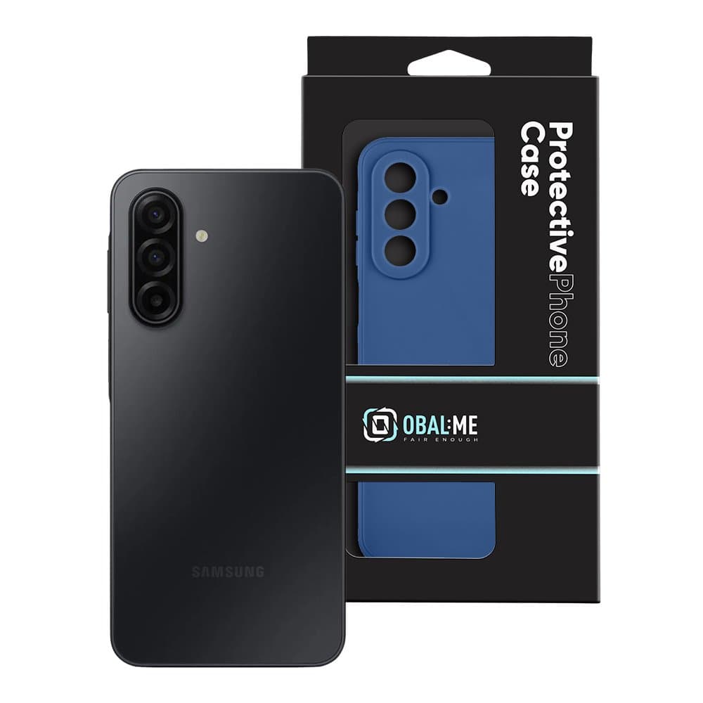 Zadní kryt OBAL:ME Matte TPU pro Samsung Galaxy A17 4G/5G Dark Blue - náhled 3