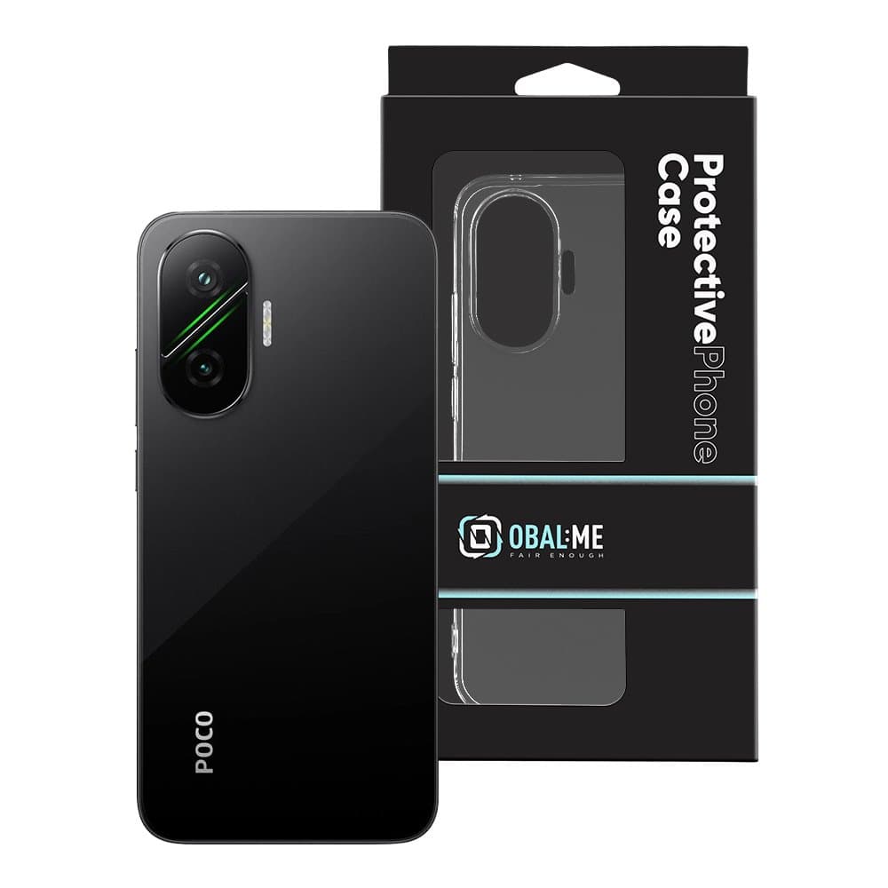 Zadní kryt OBAL:ME TPU pro Xiaomi Poco F7 Transparent - náhled 3