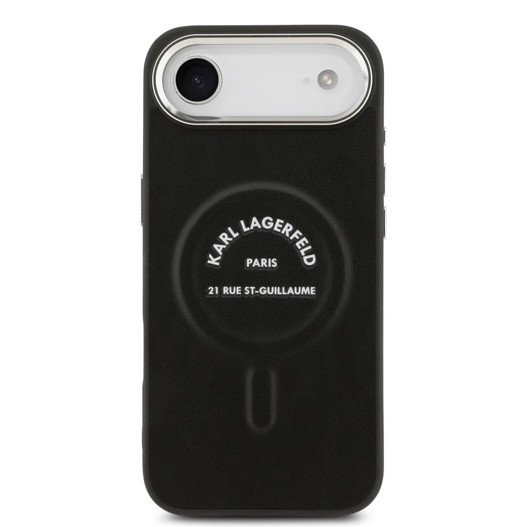 Zadní kryt Karl Lagerfeld PU RSG Logo MagSafe pro iPhone 17 Air Black - náhled 3