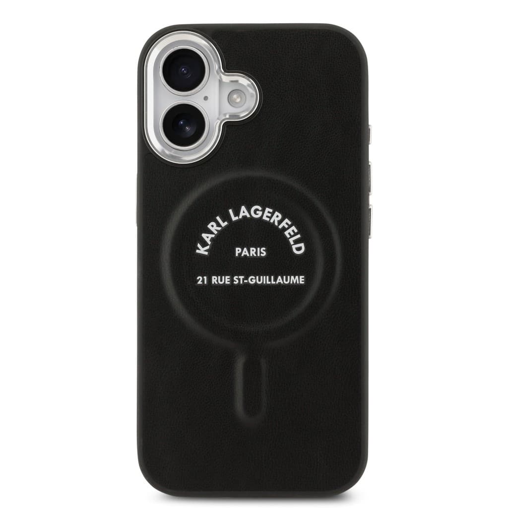 Zadní kryt Karl Lagerfeld PU RSG Logo MagSafe pro iPhone 17 Black - náhled 3
