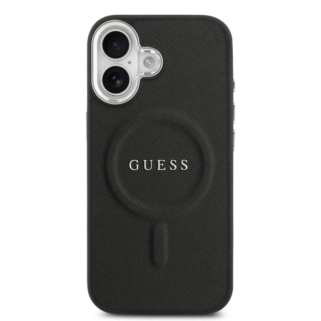Zadní kryt Guess PU Saffiano MagSafe pro iPhone 17 Black - náhled 3
