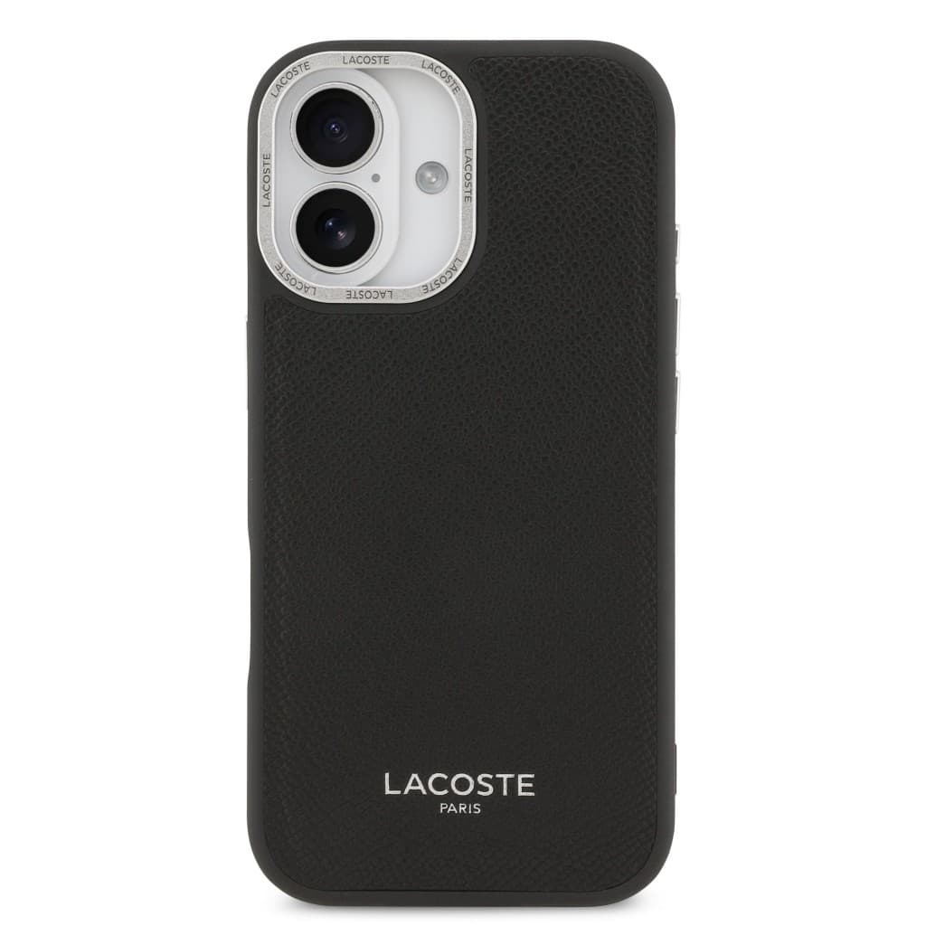 Zadní kryt Lacoste PU Leather Champs Elysees MagSafe pro iPhone 17 Black - náhled 3