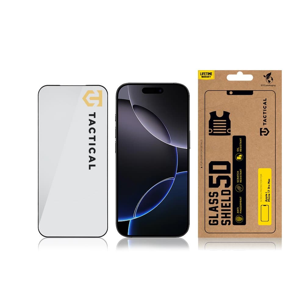 Tvrzené sklo Tactical Glass Shield 5D pro Apple iPhone 17 Pro Max Black - náhled 3