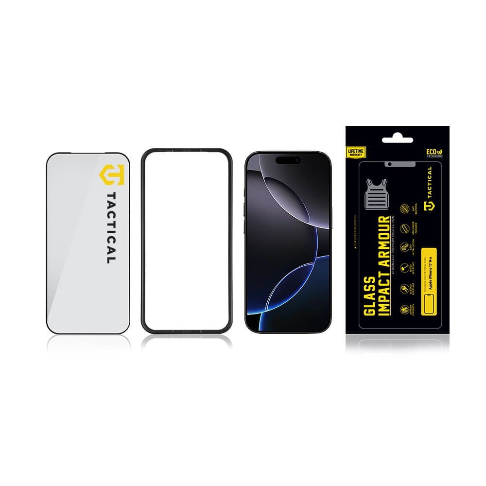 Tvrzené sklo Tactical Glass Impact Armour pro Apple iPhone 17 Pro - náhled 3