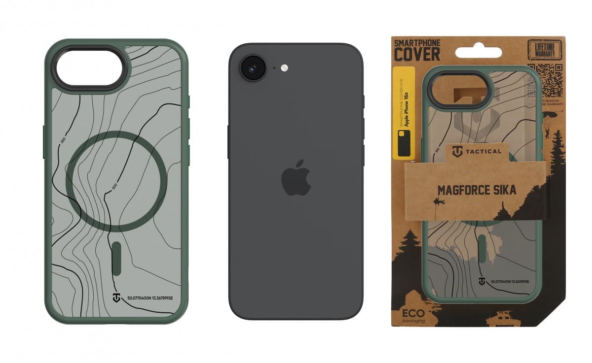 Zadní kryt Tactical Magproce Hyperstealth Sika pro iPhone 16e Forest Green - náhled 3
