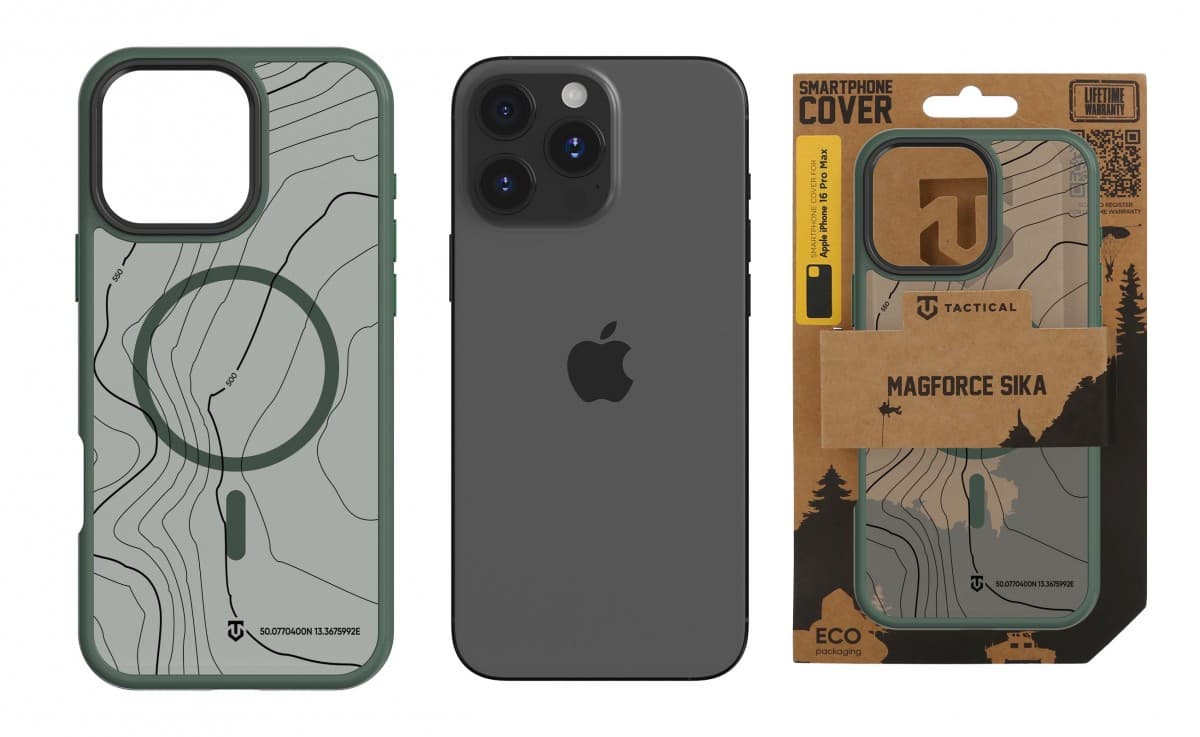 Zadní kryt Tactical Magproce Hyperstealth Sika pro iPhone 16 Pro Max Forest Green - náhled 3