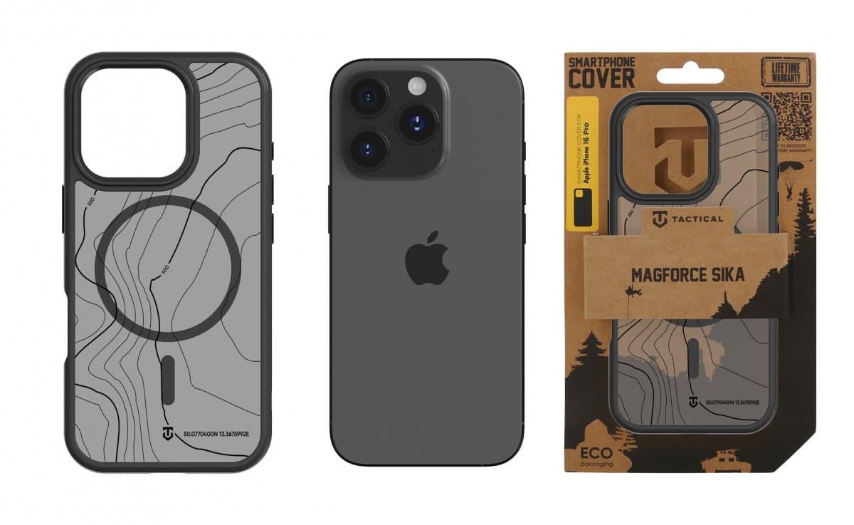 Zadní kryt Tactical Magproce Hyperstealth Sika pro iPhone 16 Pro Asphalt - náhled 3