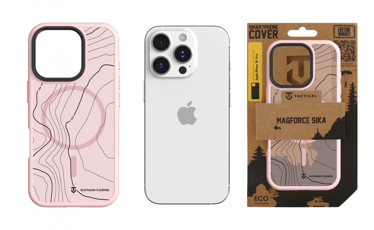 Zadní kryt Tactical Magproce Hyperstealth Sika pro iPhone 16 Pro Pink Panther - náhled 3