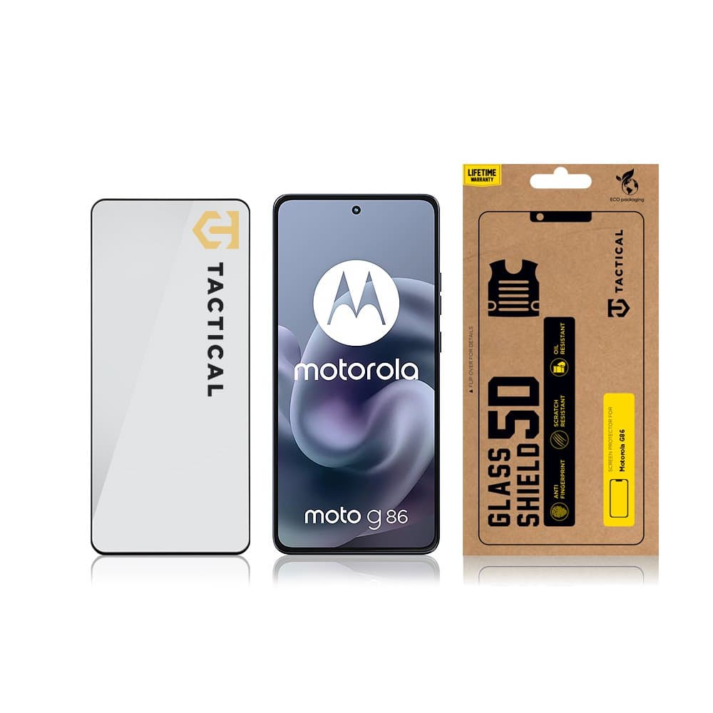 Tvrzené sklo Tactical Glass Shield 5D pro Motorola G86 Black - náhled 3