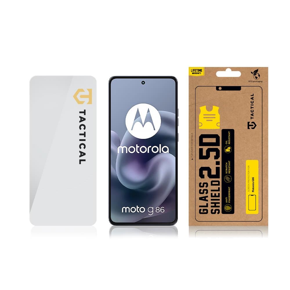 Tvrzené sklo Tactical Glass Shield 2.5D pro Motorola G86 Clear - náhled 3