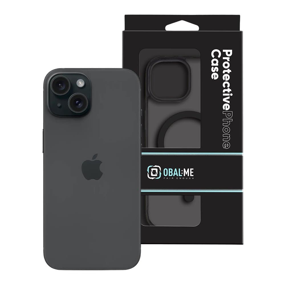Zadní kryt OBAL:ME MagNetix Outline pro Apple iPhone 15 Black - náhled 3