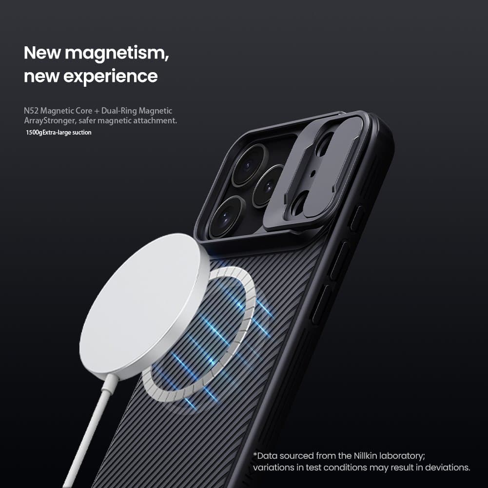 Zadní kryt Nillkin CamShield PRO Magnetic pro Apple iPhone 17 Pro Black - náhled 3