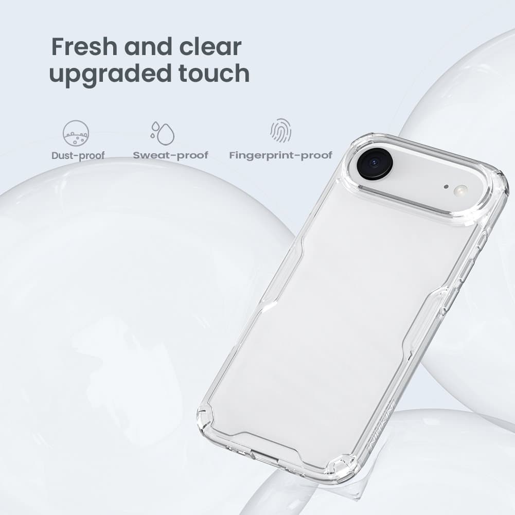 Zadní kryt Nillkin Nature TPU PRO pro Apple iPhone 17 Air Transparent Black - náhled 3