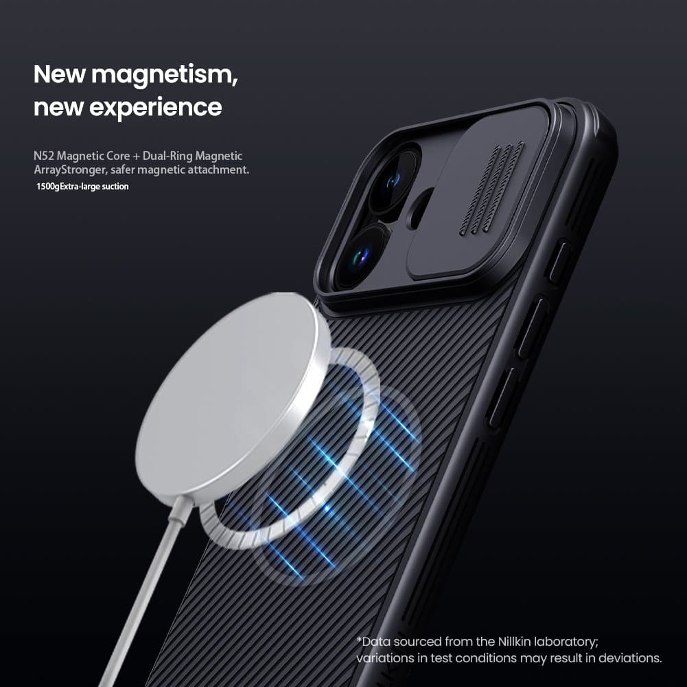 Zadní kryt Nillkin CamShield PRO Magnetic pro Apple iPhone 17 Black - náhled 3