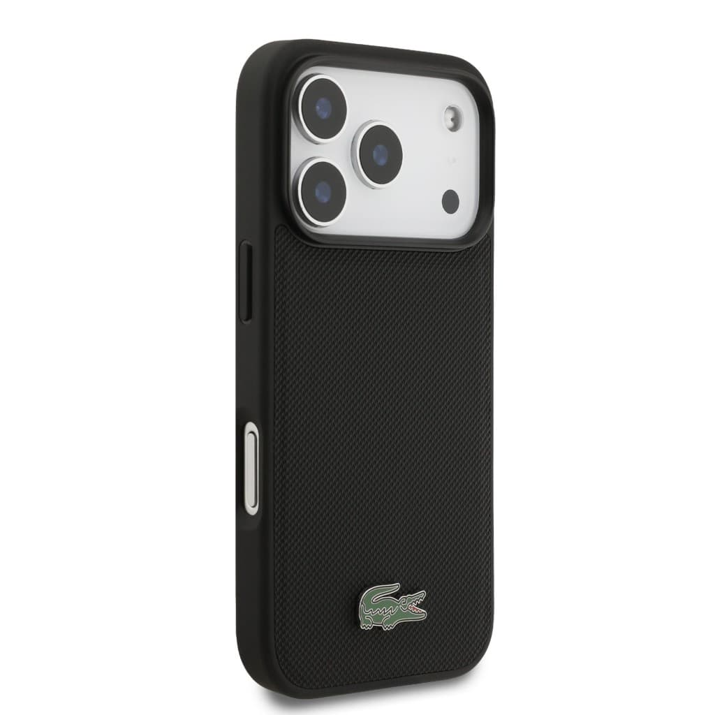Zadní kryt Lacoste Iconic Petit Pique MagSafe + Peněženka pro iPhone 17 Pro Black - náhled 3